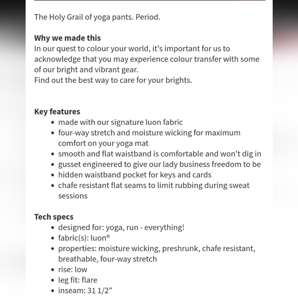 Lululemon Groove Pant OG size 6 - Picture 8 of 16